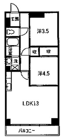 ヴィエナ栗東の物件間取画像